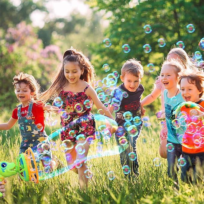 Dinosaur Bubble Gun for Kids – Automatic Bubble Blaster Toy