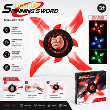 🌀 Light-Up Spinning Sword – 360° LED Rotating Toy