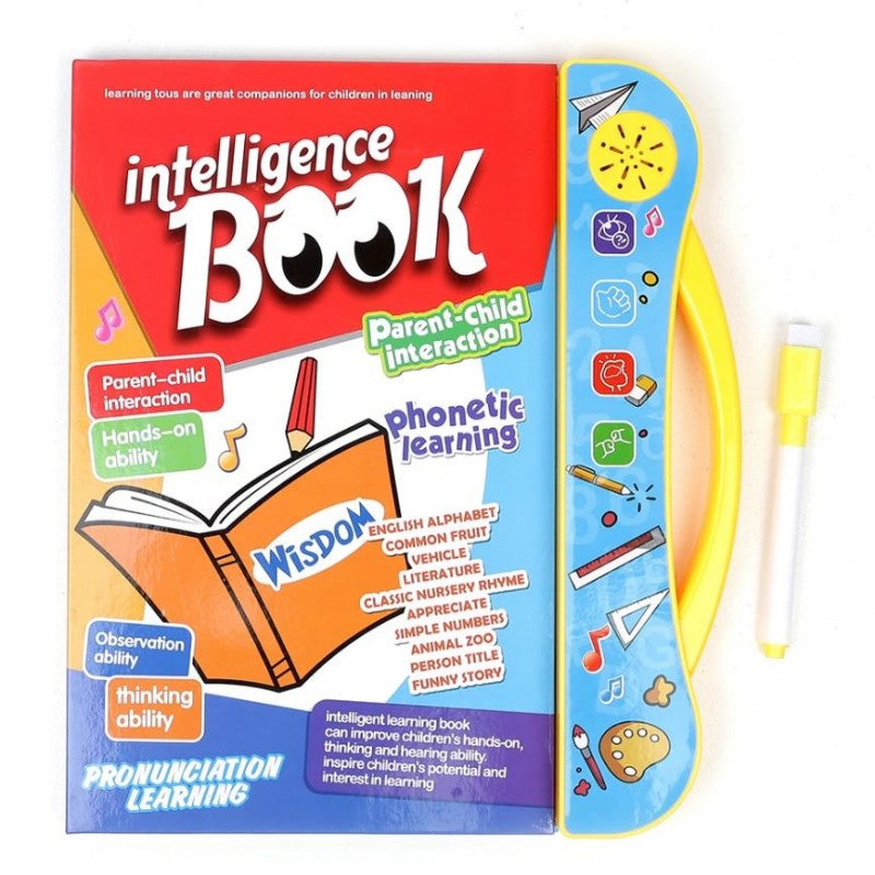 Interactive Electronic E-Book & Wisdom Learning Pad — Talking Early Educational Sound Book for Kids