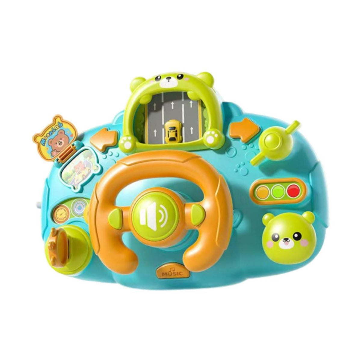 Musical Steering Wheel Toy for Kids | Multifunctional Car Driving Toy | 3+ Years