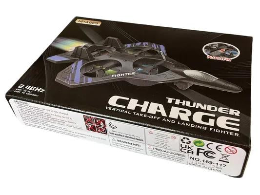 Thunder Charge Remote Control Fighter Jet Toy – Vertical Take-Off & Landing