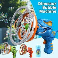 Dinosaur Bubble Gun for Kids – Automatic Bubble Blaster Toy