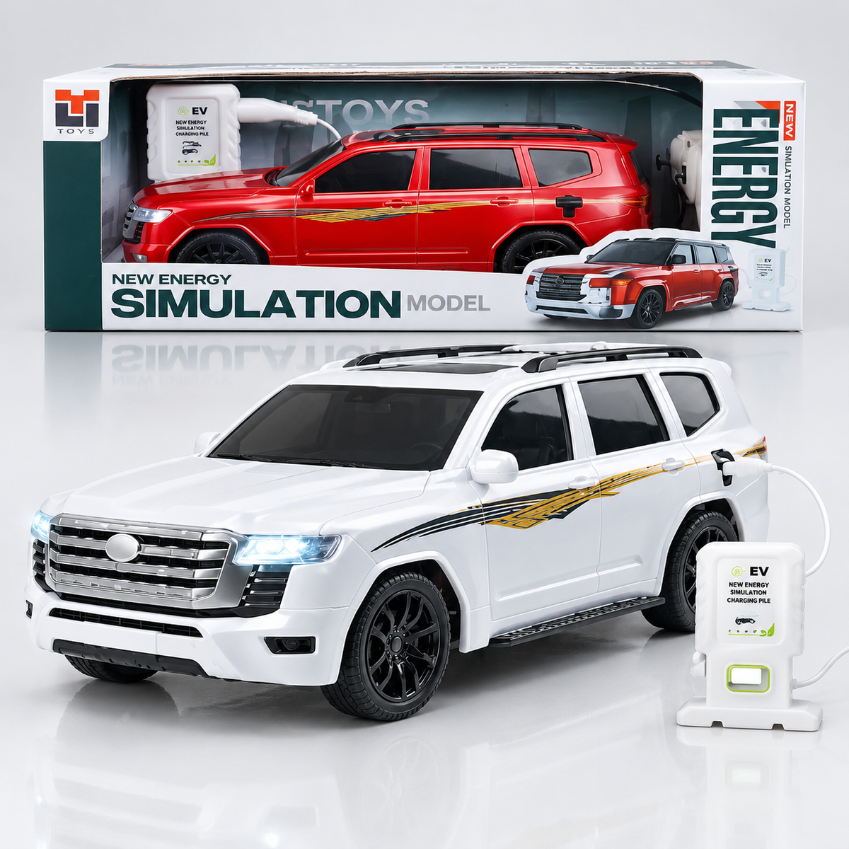 633-11A New Energy Simulation SUV Model with Cool Lights