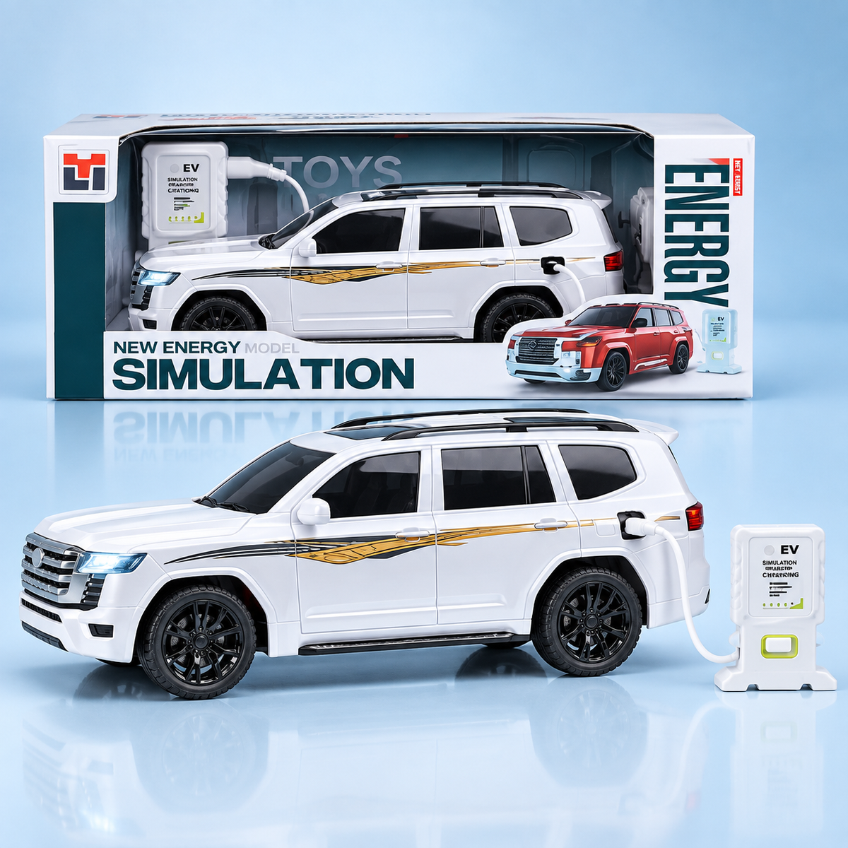 633-11A New Energy Simulation SUV Model with Cool Lights