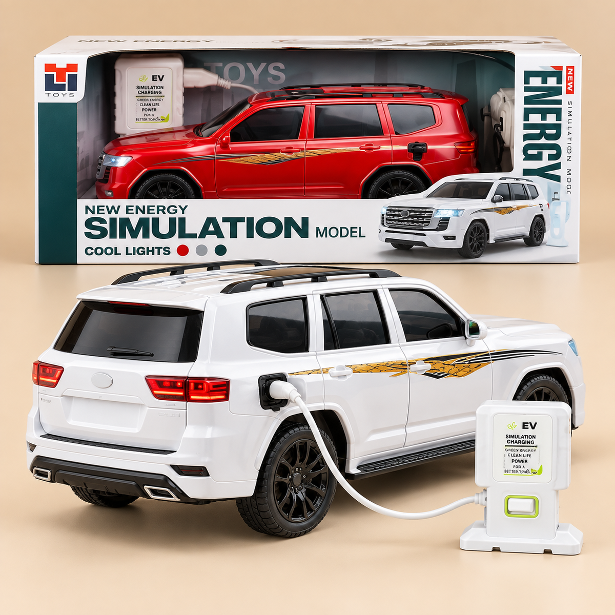 633-11A New Energy Simulation SUV Model with Cool Lights