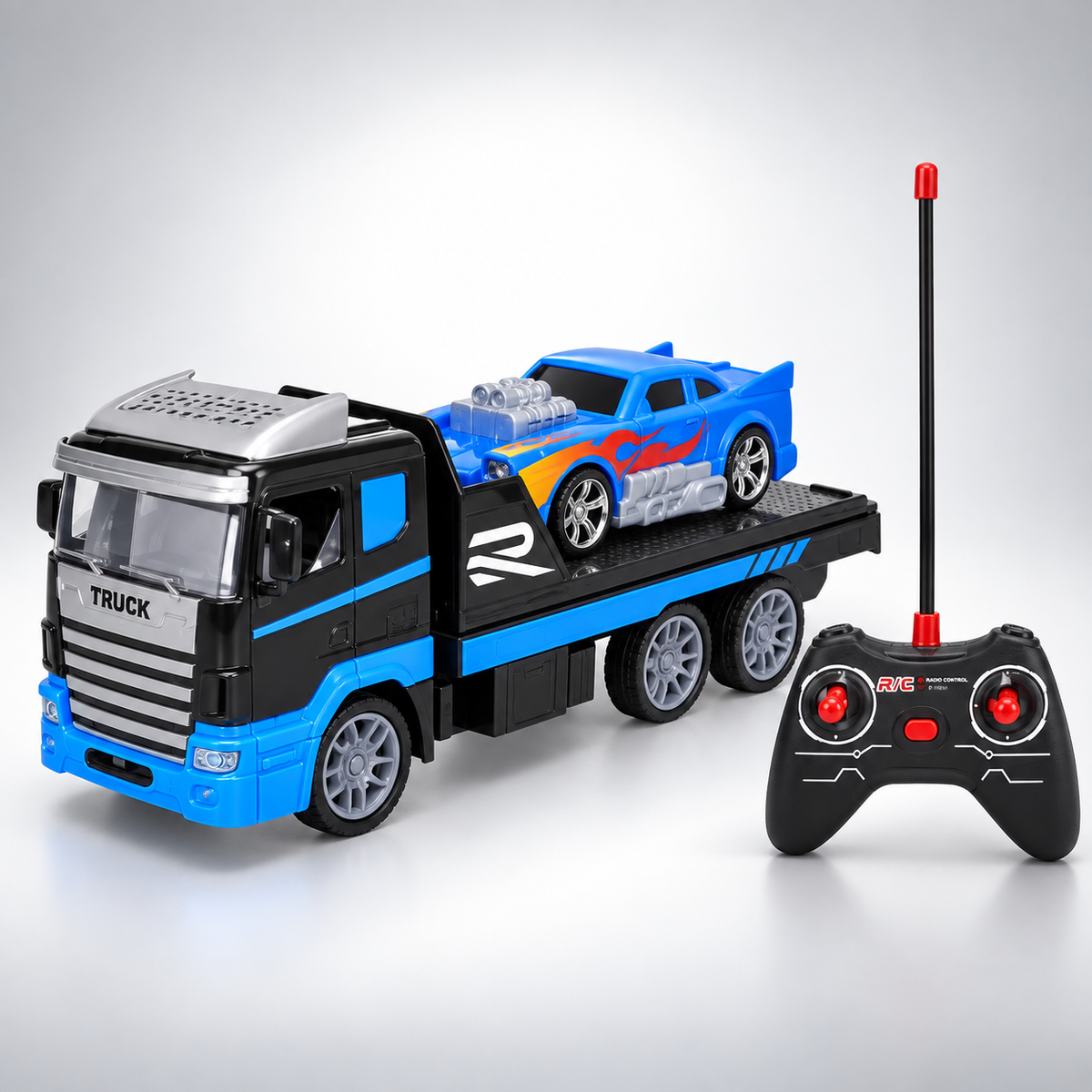 328-85 Remote Control Car Carrier Truck with Sports Car