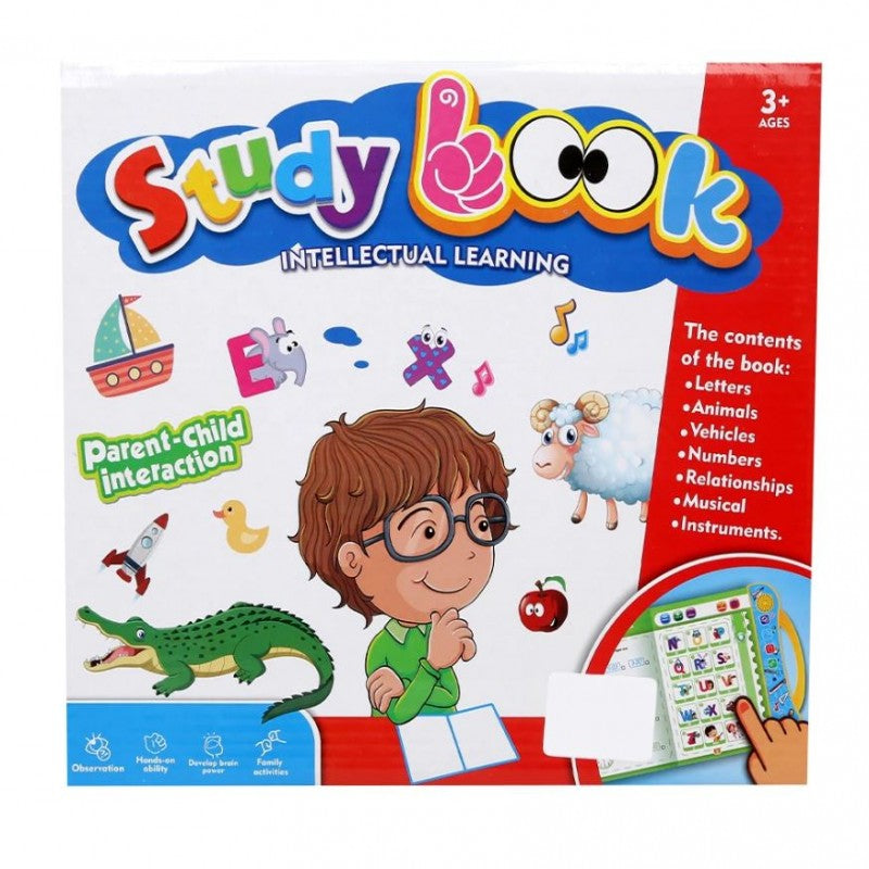 Interactive Electronic E-Book & Wisdom Learning Pad — Talking Early Educational Sound Book for Kids