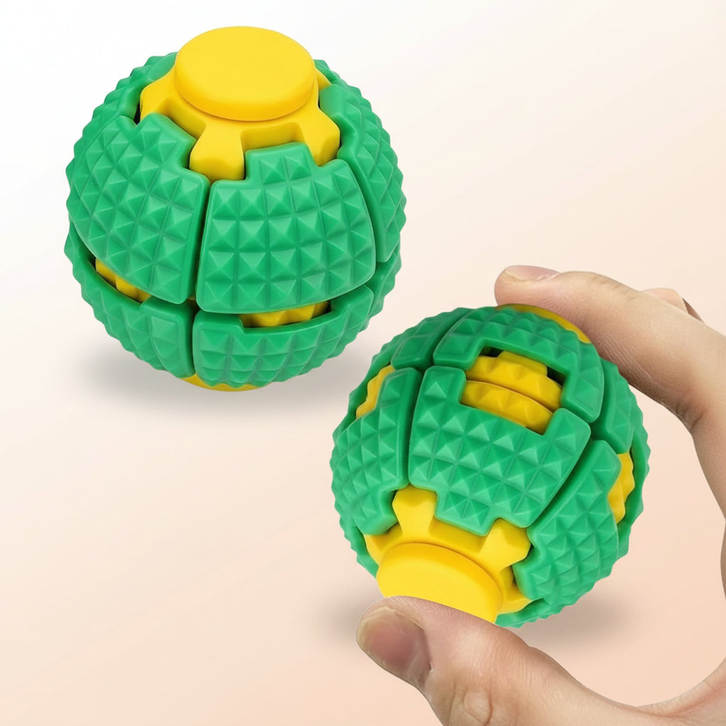 Colorful 3D Printed Press Fidget Spinner Ball