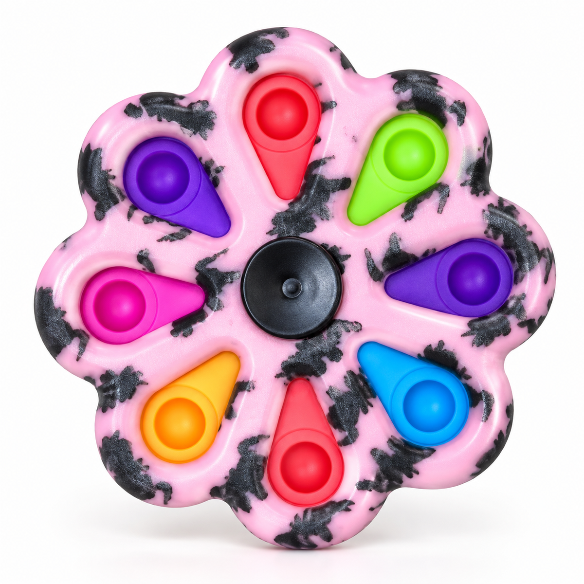 Flower Pop Spinner Fidget Toy – Colorful Sensory Hand Toy